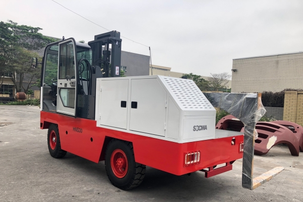 SOCMA HNS30EL Electric Side Loader Forklift For Long Objects Handling